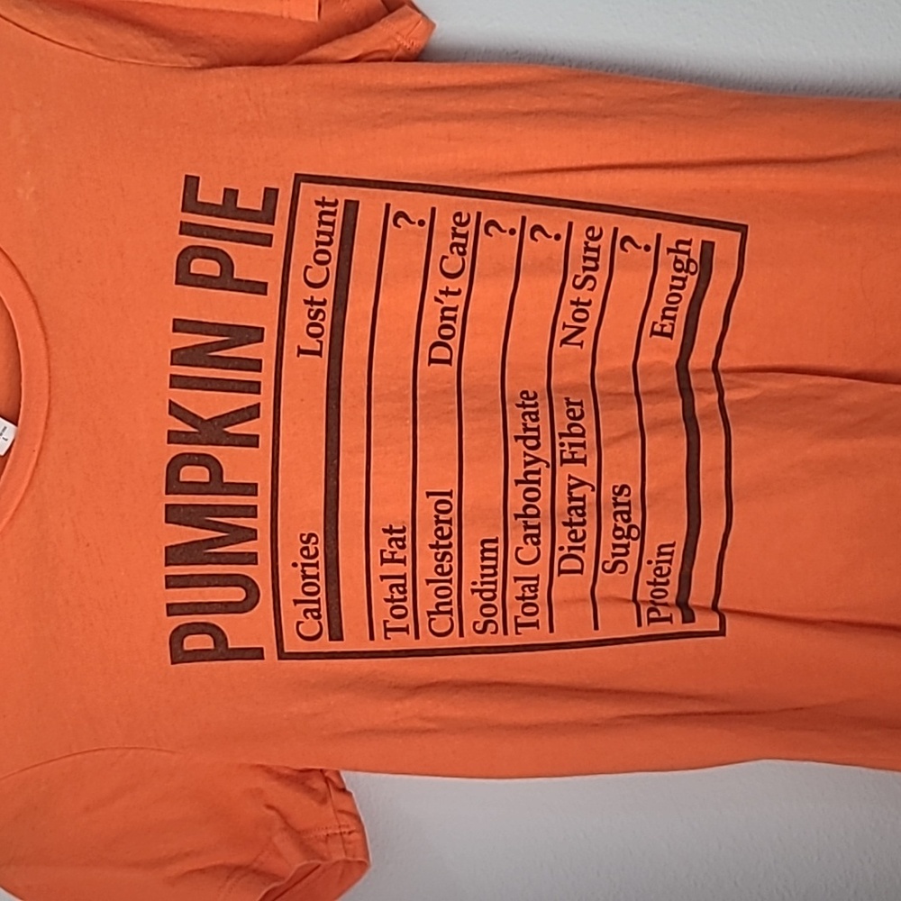 Pumpkin pie shirt
